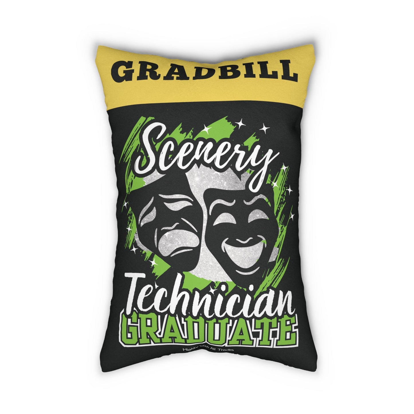 Theatre Technician Graduate Pillow - Scenery