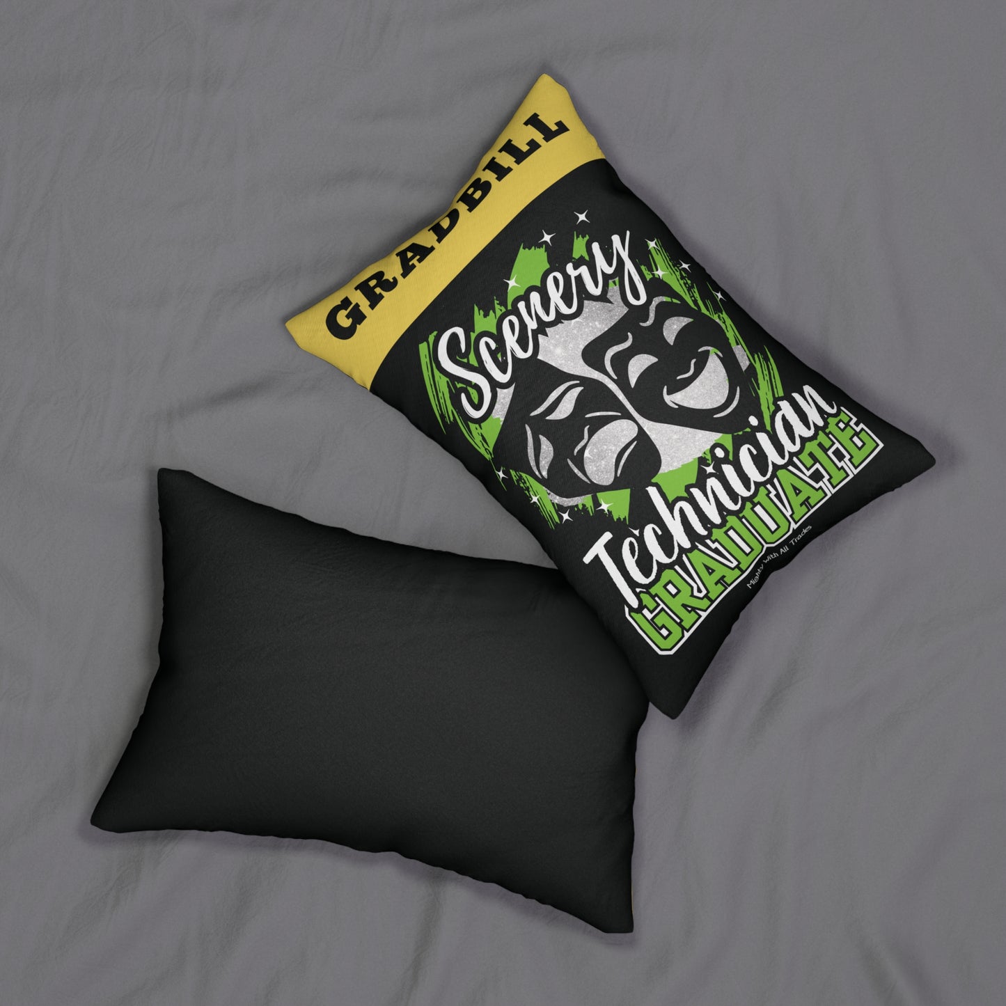 Theatre Technician Graduate Pillow - Scenery