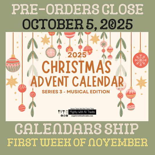 Musical Theatre Broadway Advent Calendar