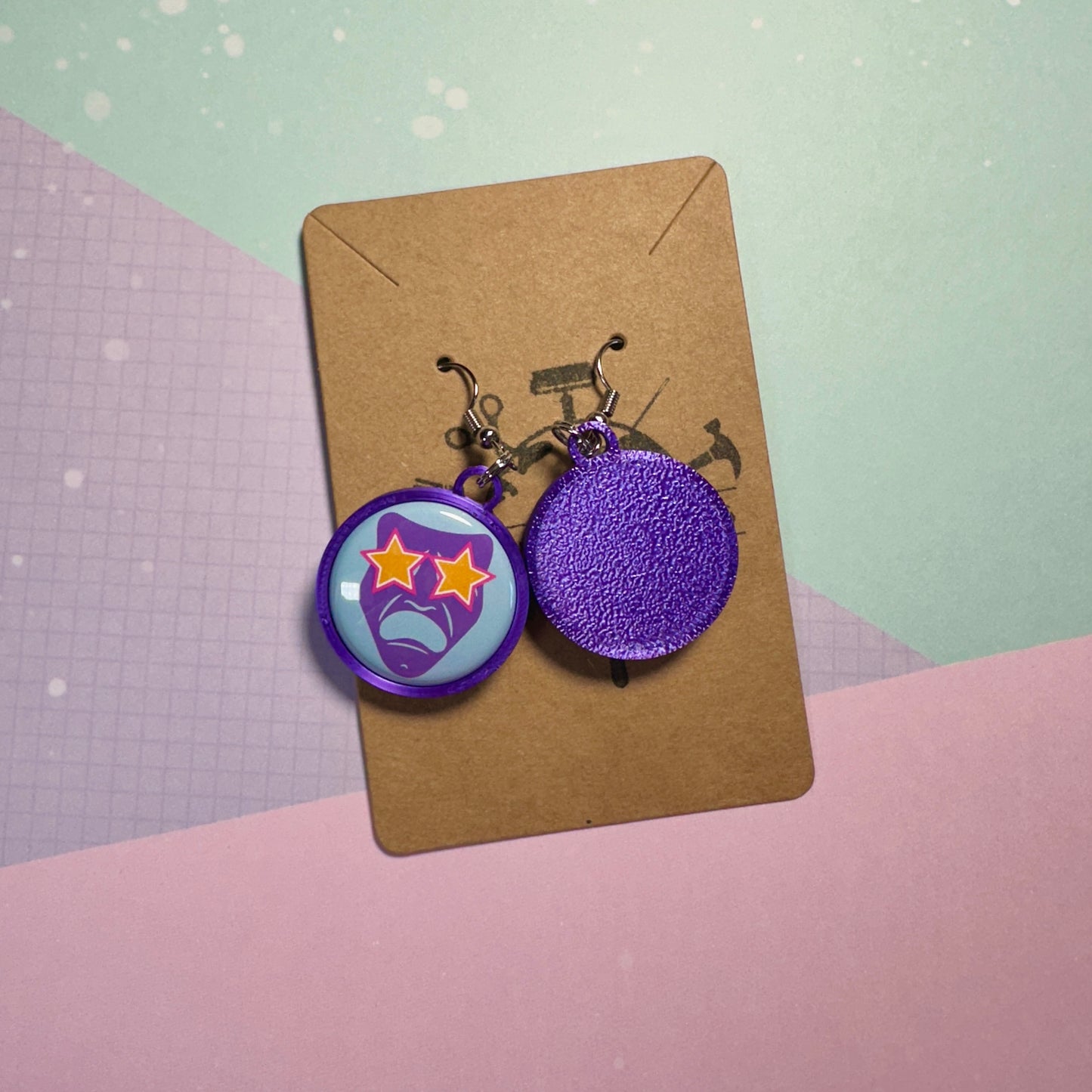 Girly Pop Mask Earrings