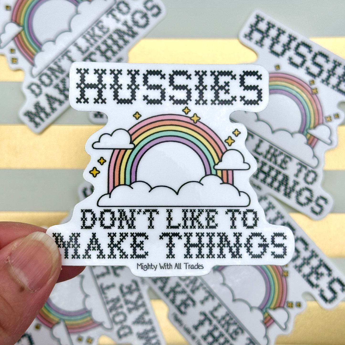 Hussies Sticker