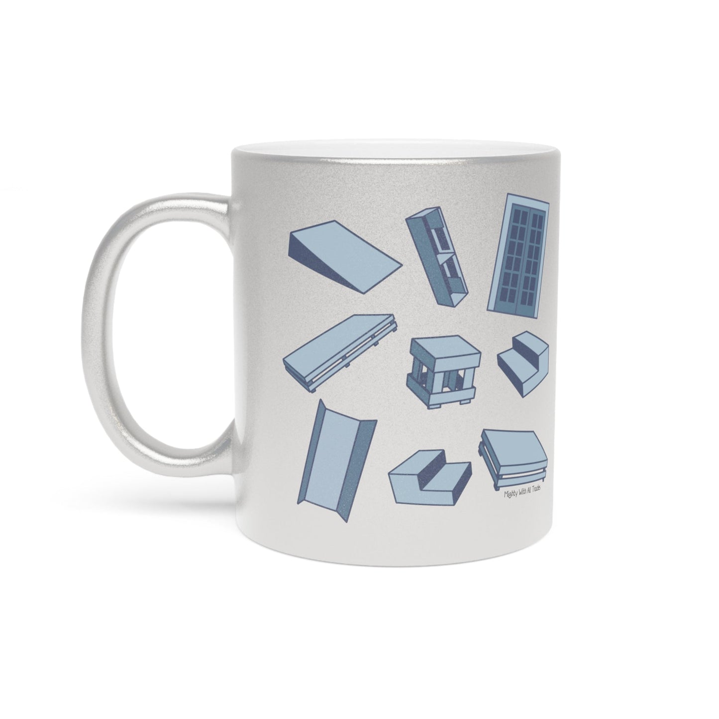 OAP Unit Set Pieces SILVER Mug Mugs 11oz