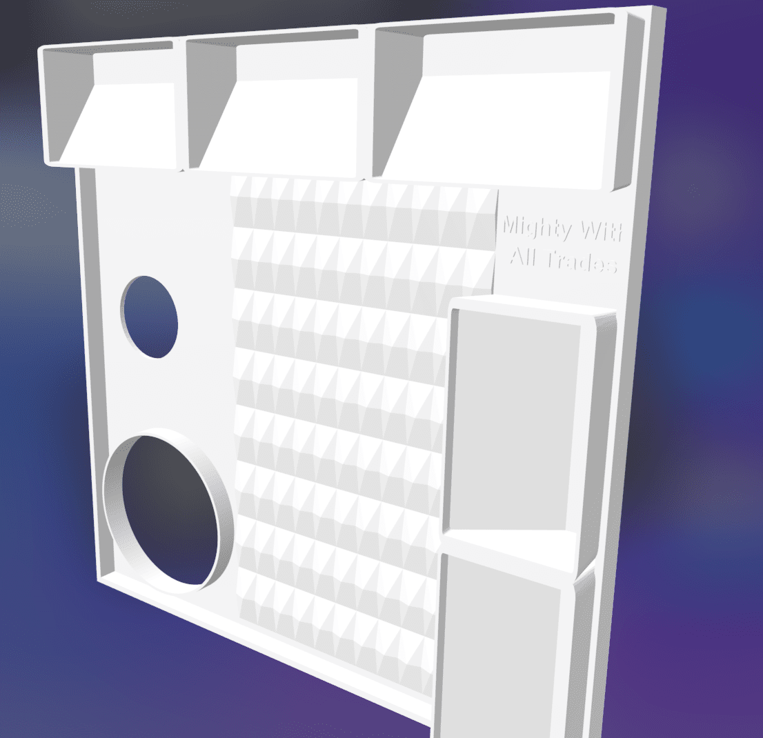 Scenic Paint Mixing Tray Printed Models Digital STL