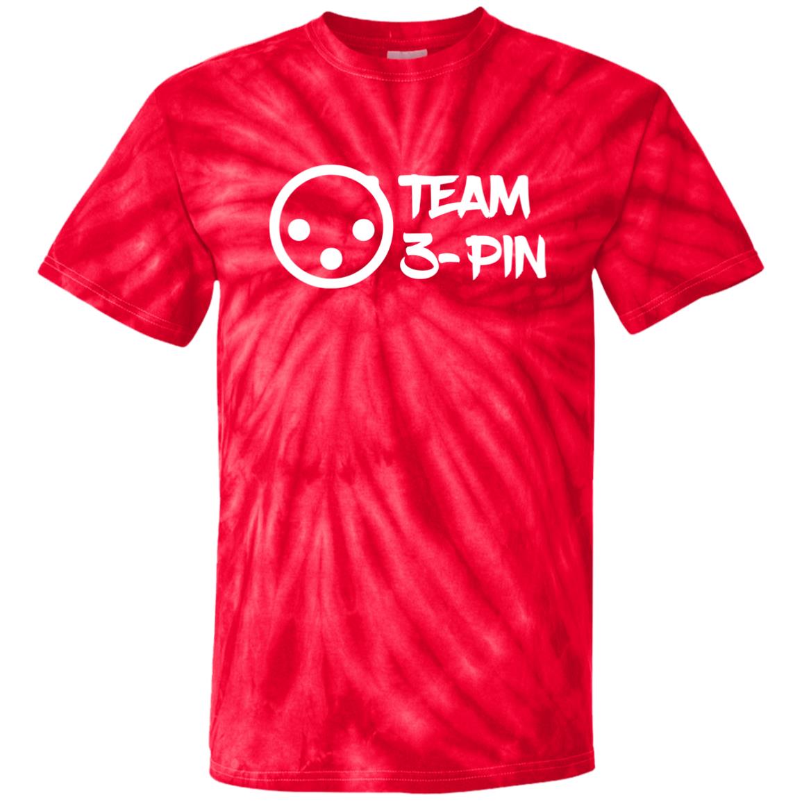 Team 3 Pin Tie Dye T-shirt-mightywithalltrades