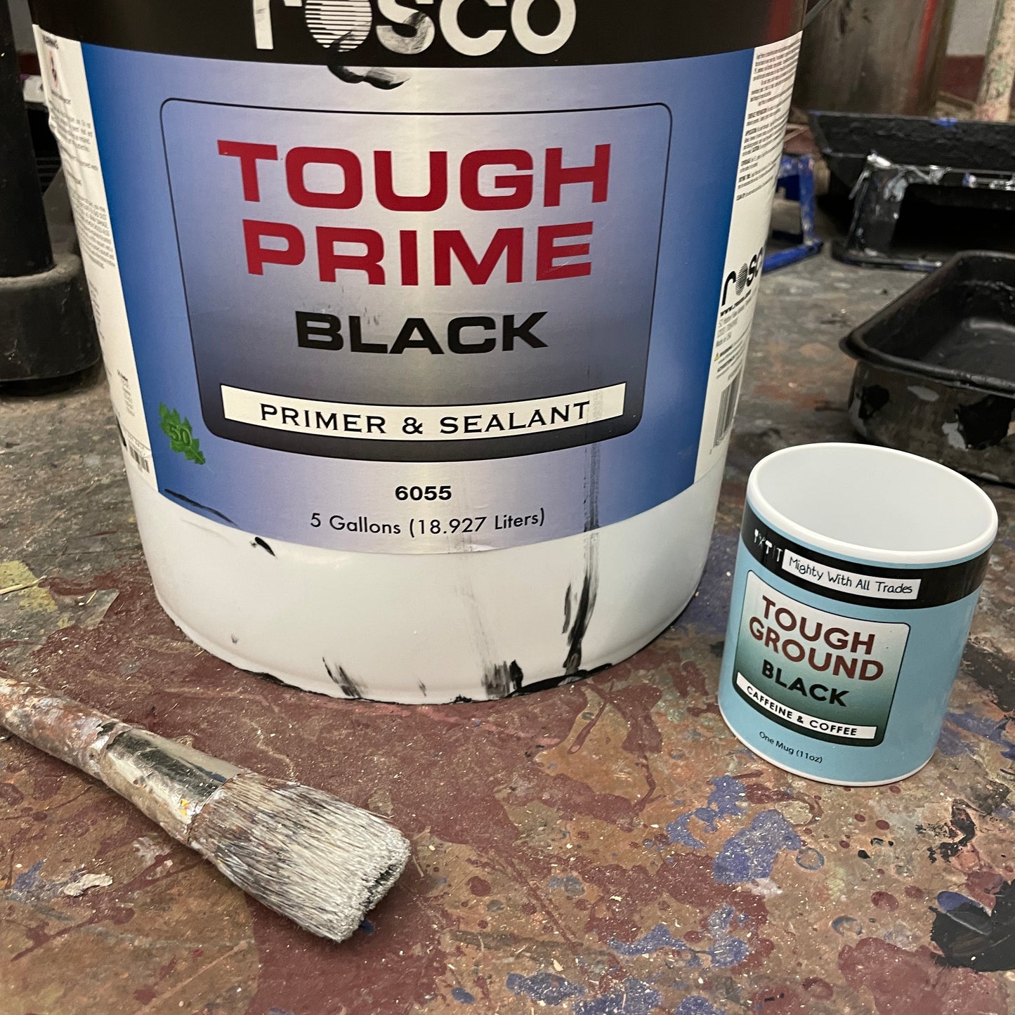 Tough Ground Coffee Theatre Mug-mightywithalltrades