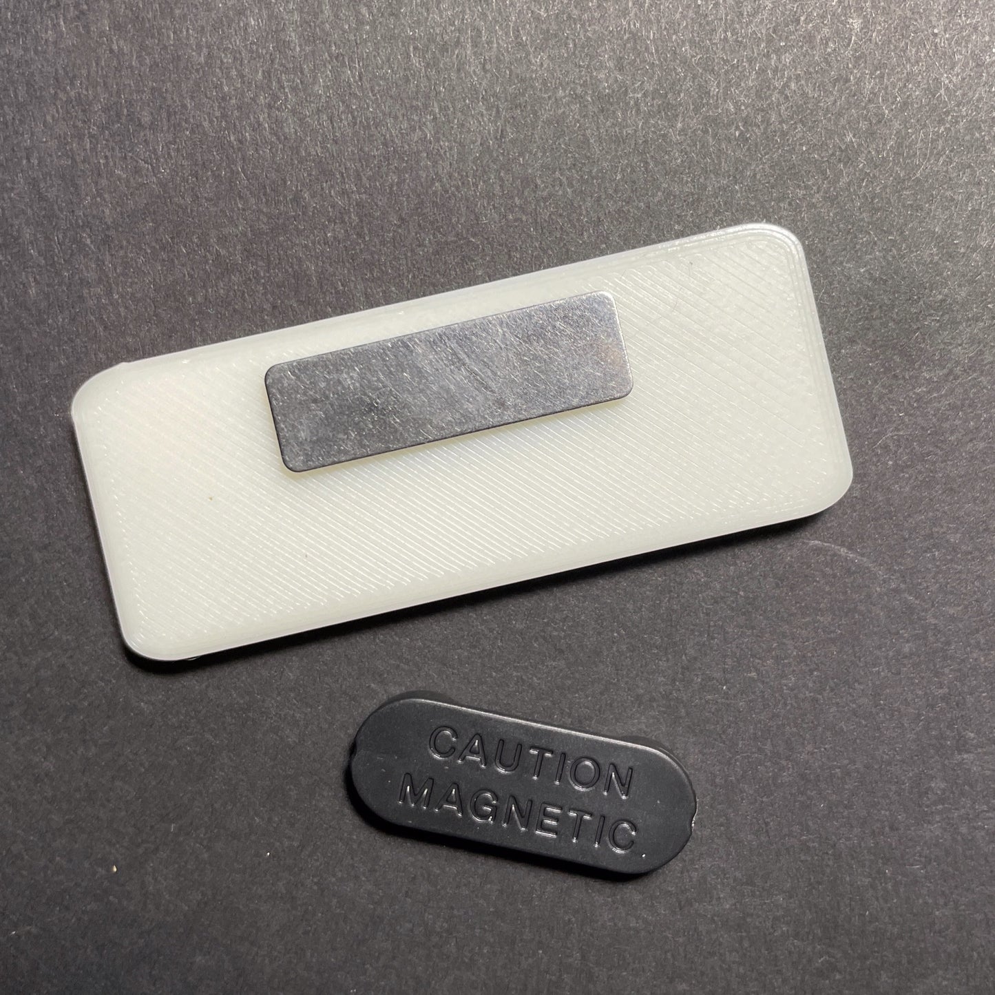 Magnetic Assistant Director Glow-in-the-Dark Badge, Square-mightywithalltrades