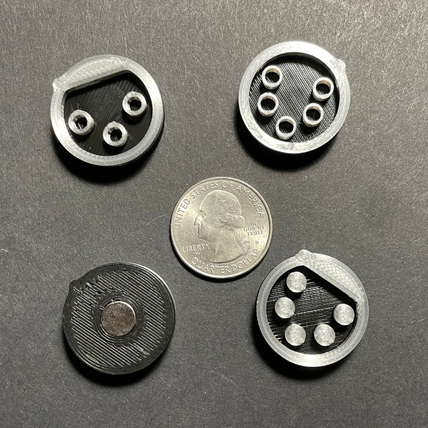 Cable Terminal Magnets, Set of 4 Refrigerator Magnets