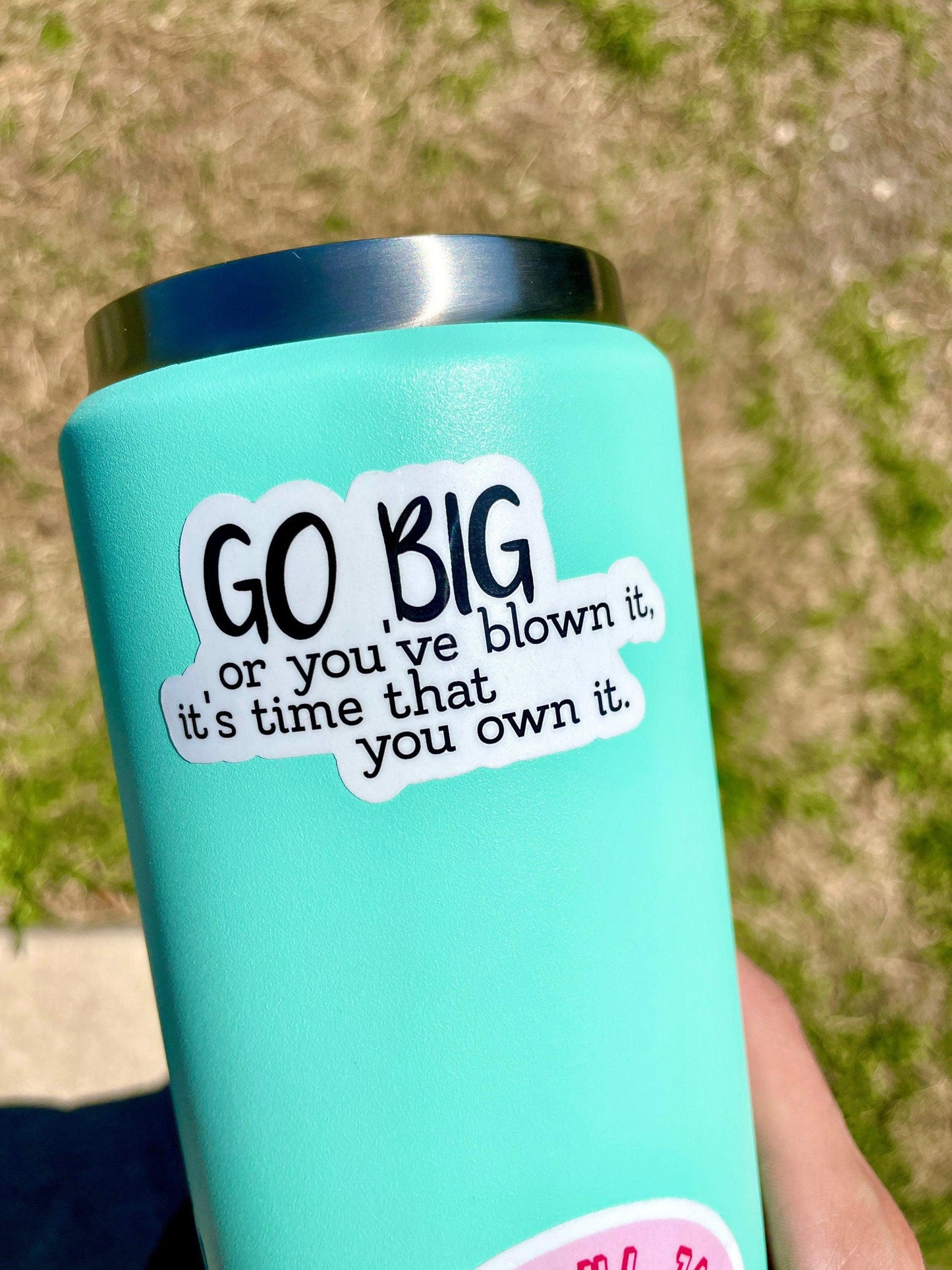 Go Big Sticker - The Prom Musical-mightywithalltrades