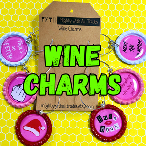 Musical Wine charms