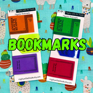 Magnetic Bookmarks that look like plays