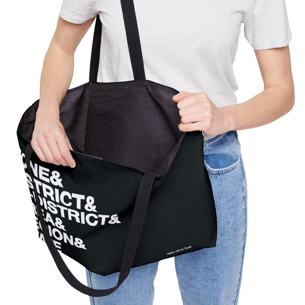 One Act Play Oversized Tote Bag