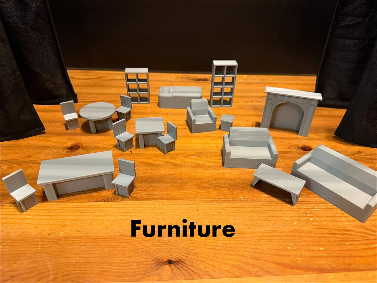 1/2" Scale Model Mega Set - over 200 pieces Printed Models