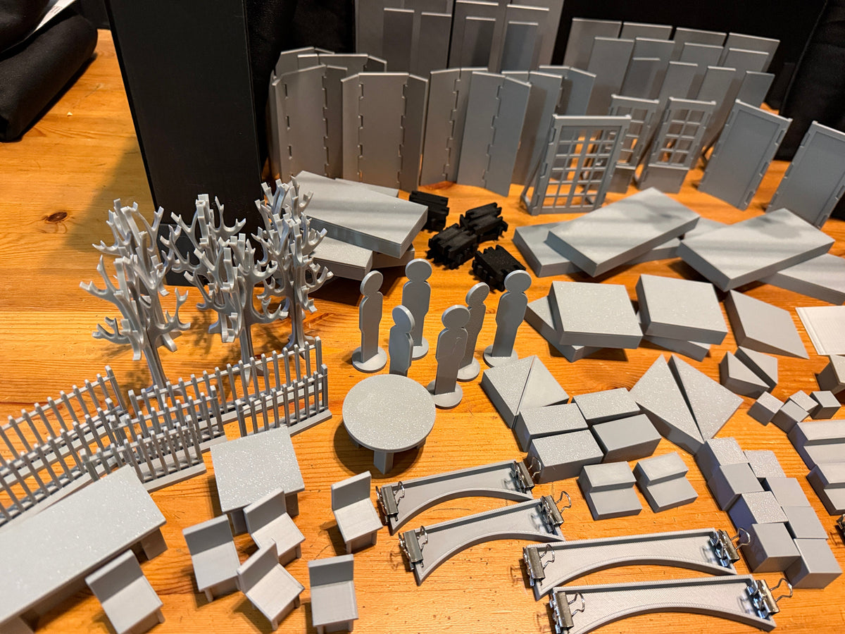 1/2" Scale Model Mega Set - over 200 pieces Printed Models