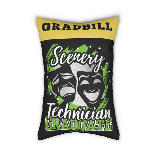 Theatre Technician Graduate Pillow - Scenery