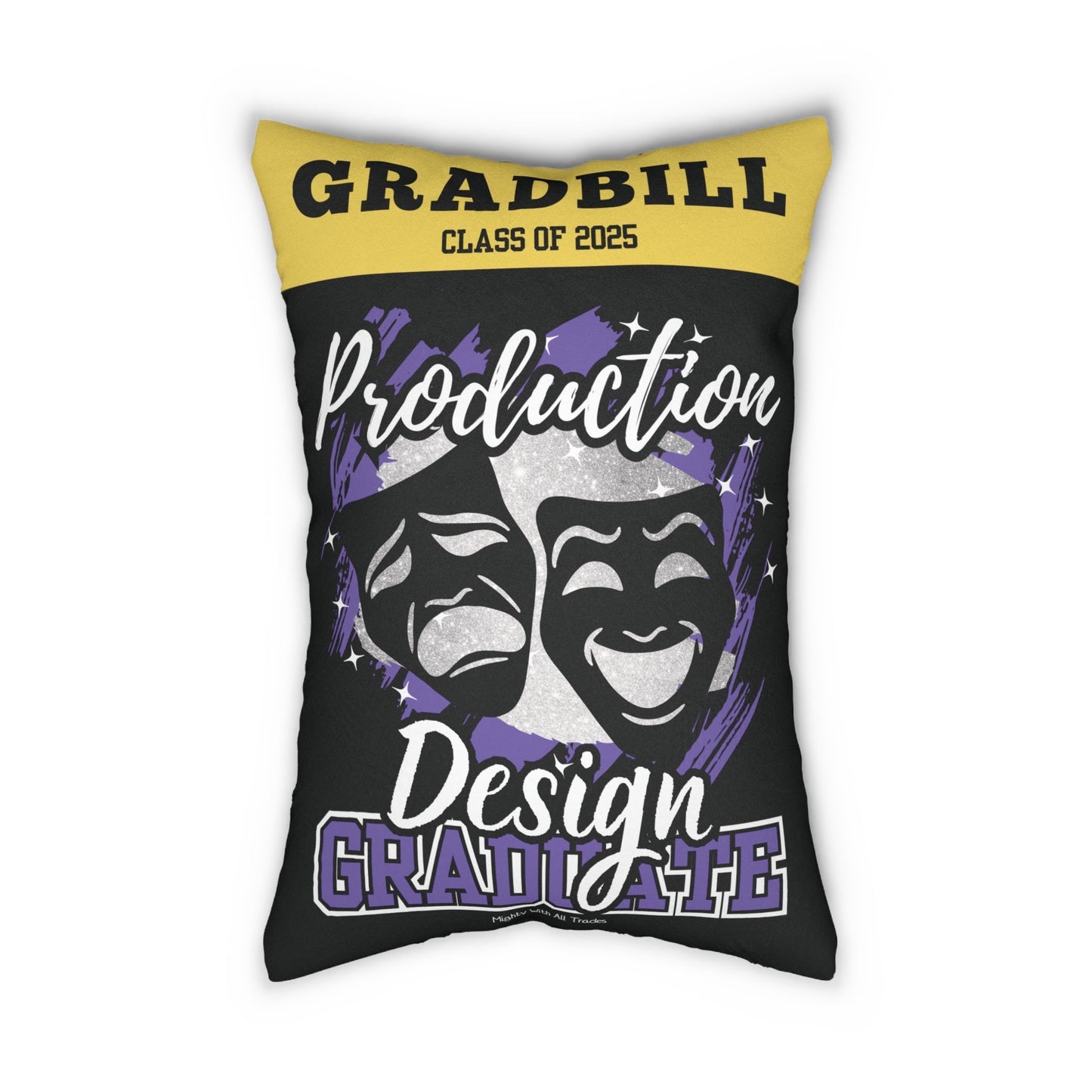 2025 Technician Graduate Pillow - Production Design-mightywithalltrades