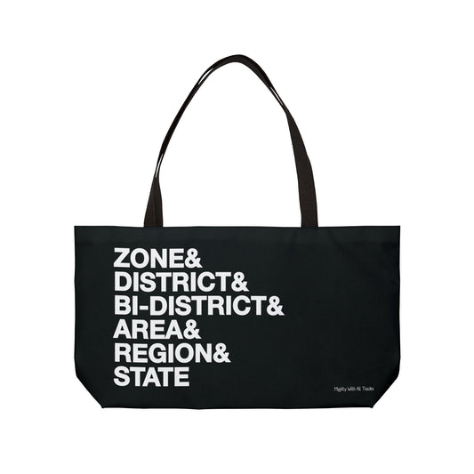 One Act Play Weekender Tote Bag