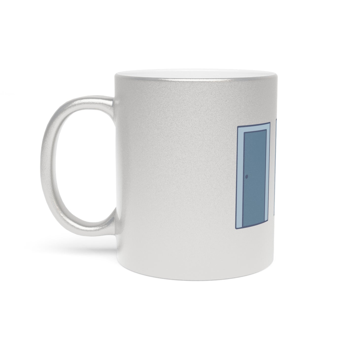 OAP Doors and Window SILVER Mug