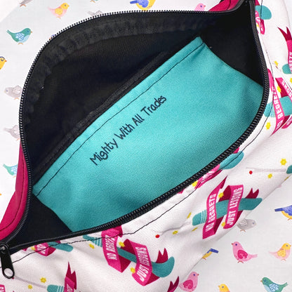 No Regrets Fanny Pack - White