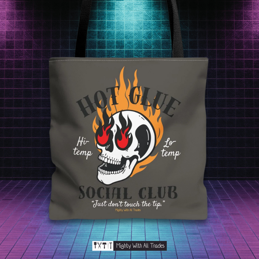 Hot Glue Social Club Tote Bag