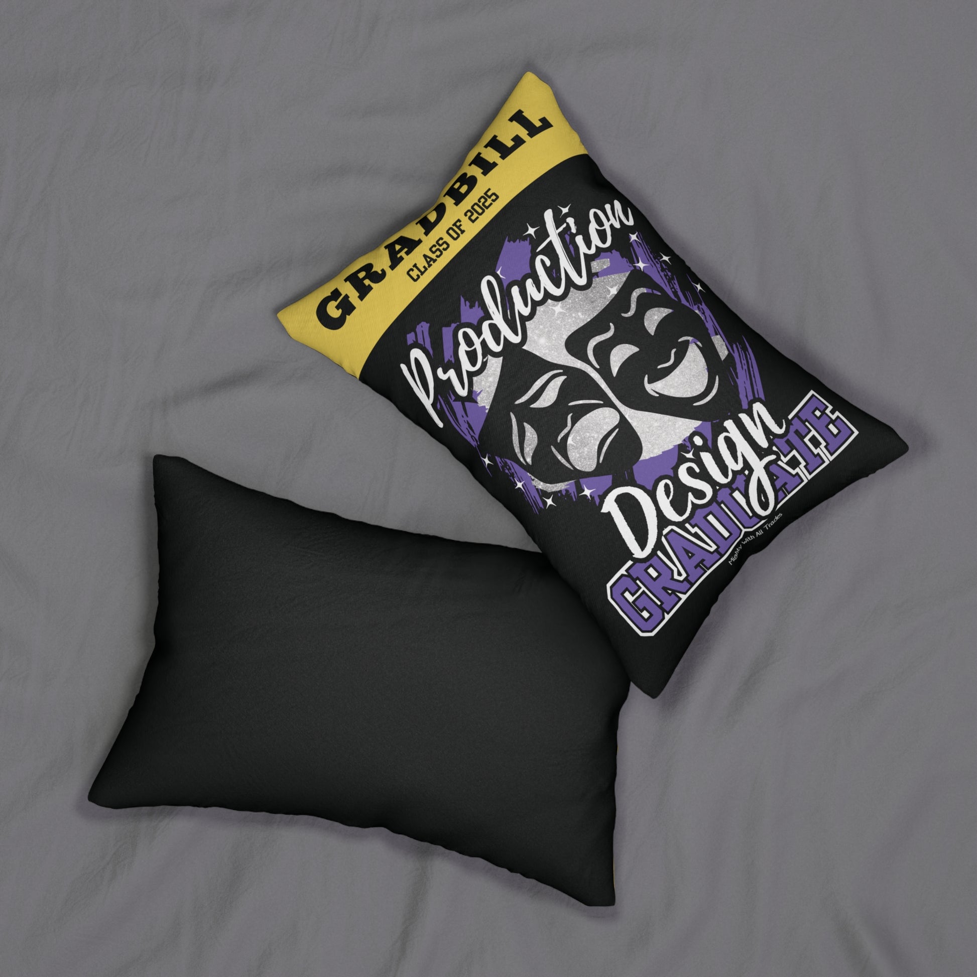 2025 Technician Graduate Pillow - Production Design-mightywithalltrades