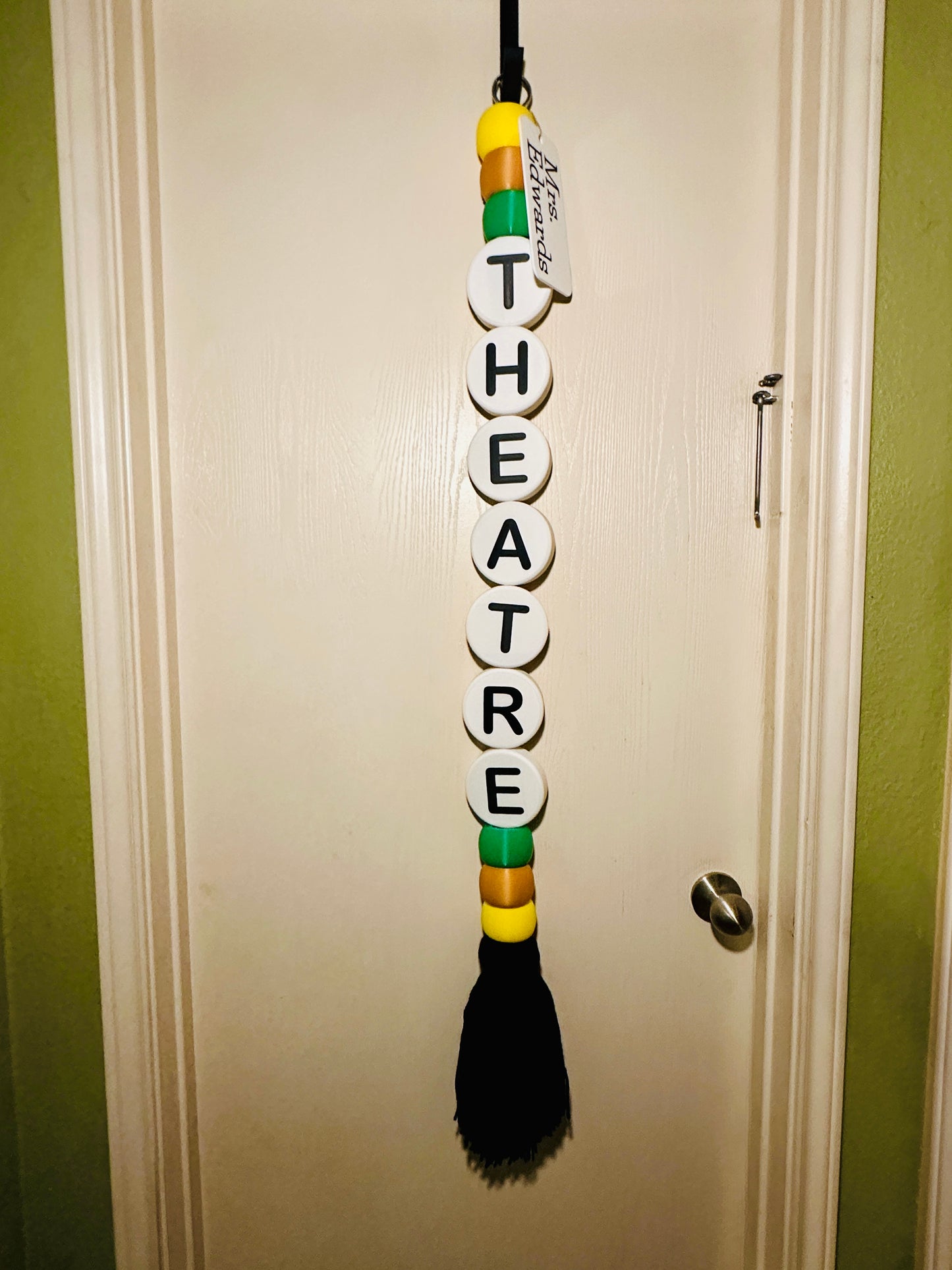 Custom “Theatre” Giant Bead Hanger - CLICK TO PERSONALIZE