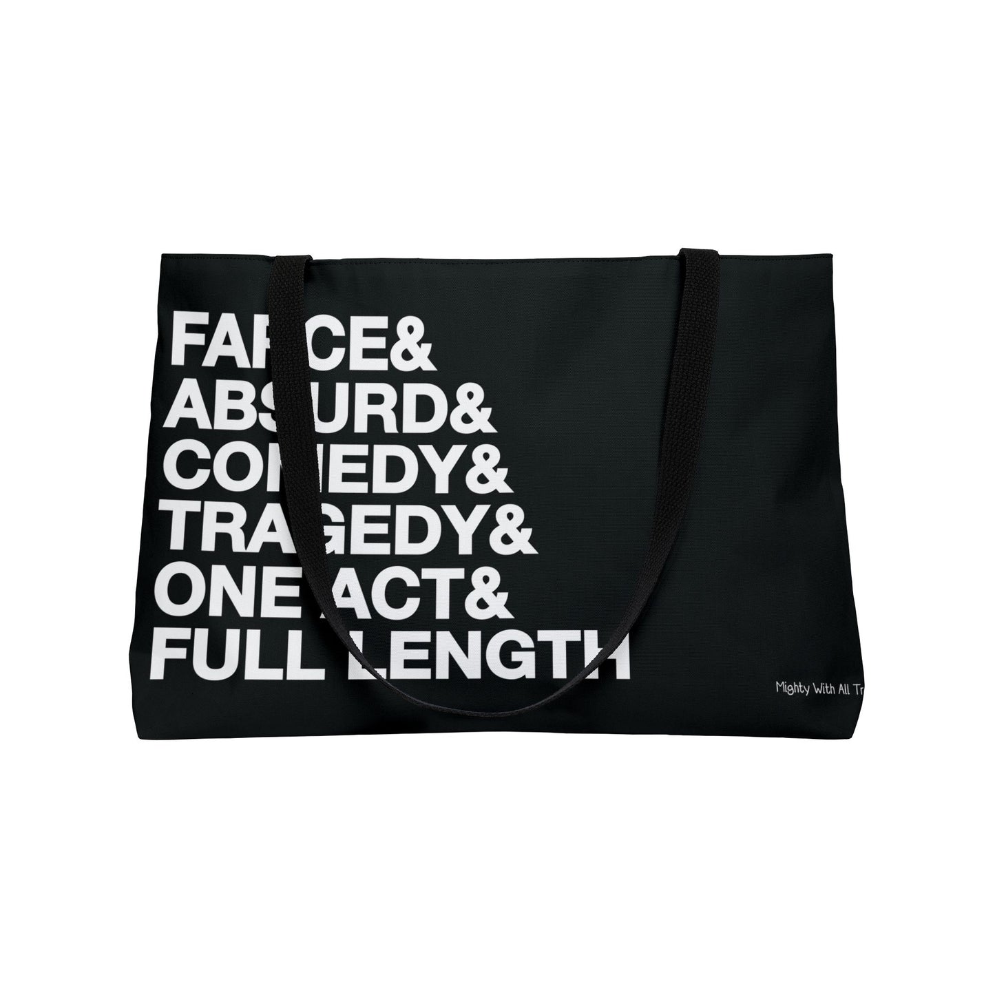 Script Genres Weekender Tote Bag
