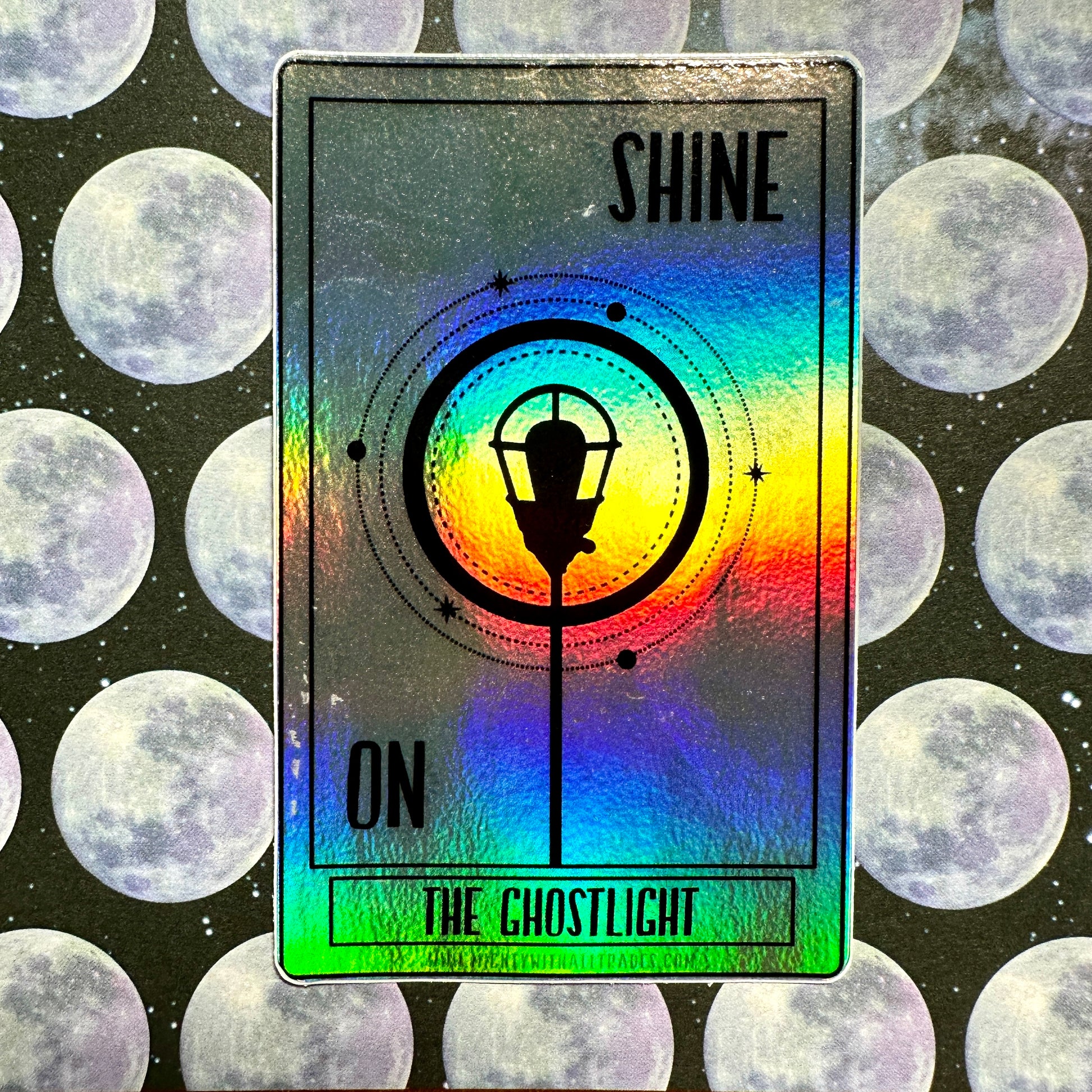 Ghostlight Tarot Holographic Sticker-mightywithalltrades