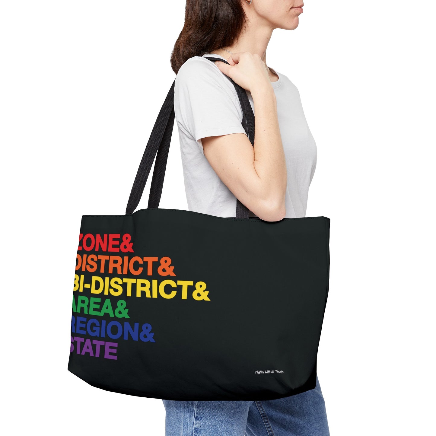 One Act Play Weekender PRIDE Tote Bag-mightywithalltrades