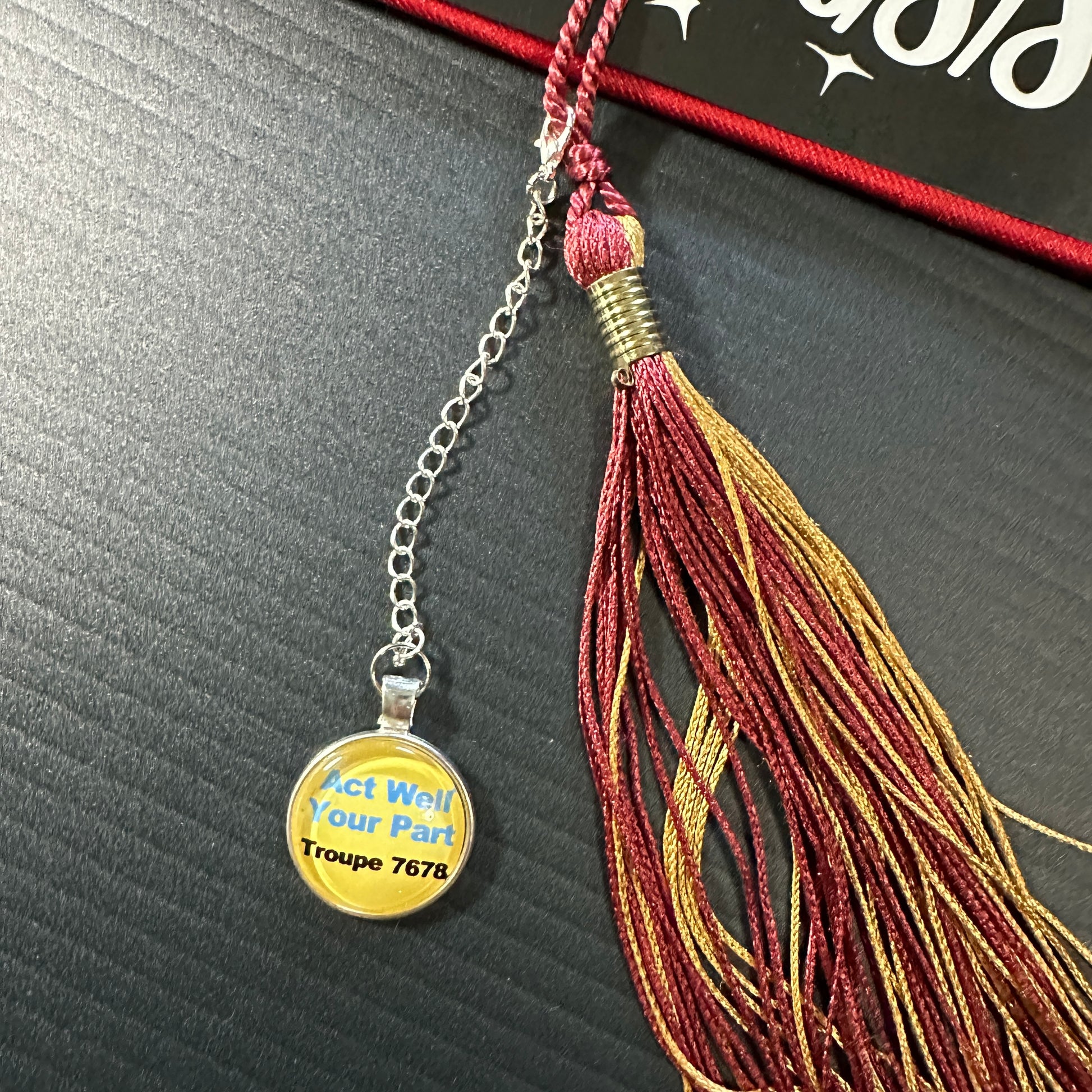 Theatre Graduation Tassel Charm-mightywithalltrades