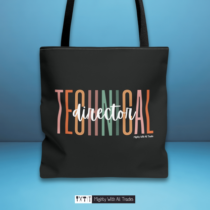 Technical Director Overscript Tote Bag