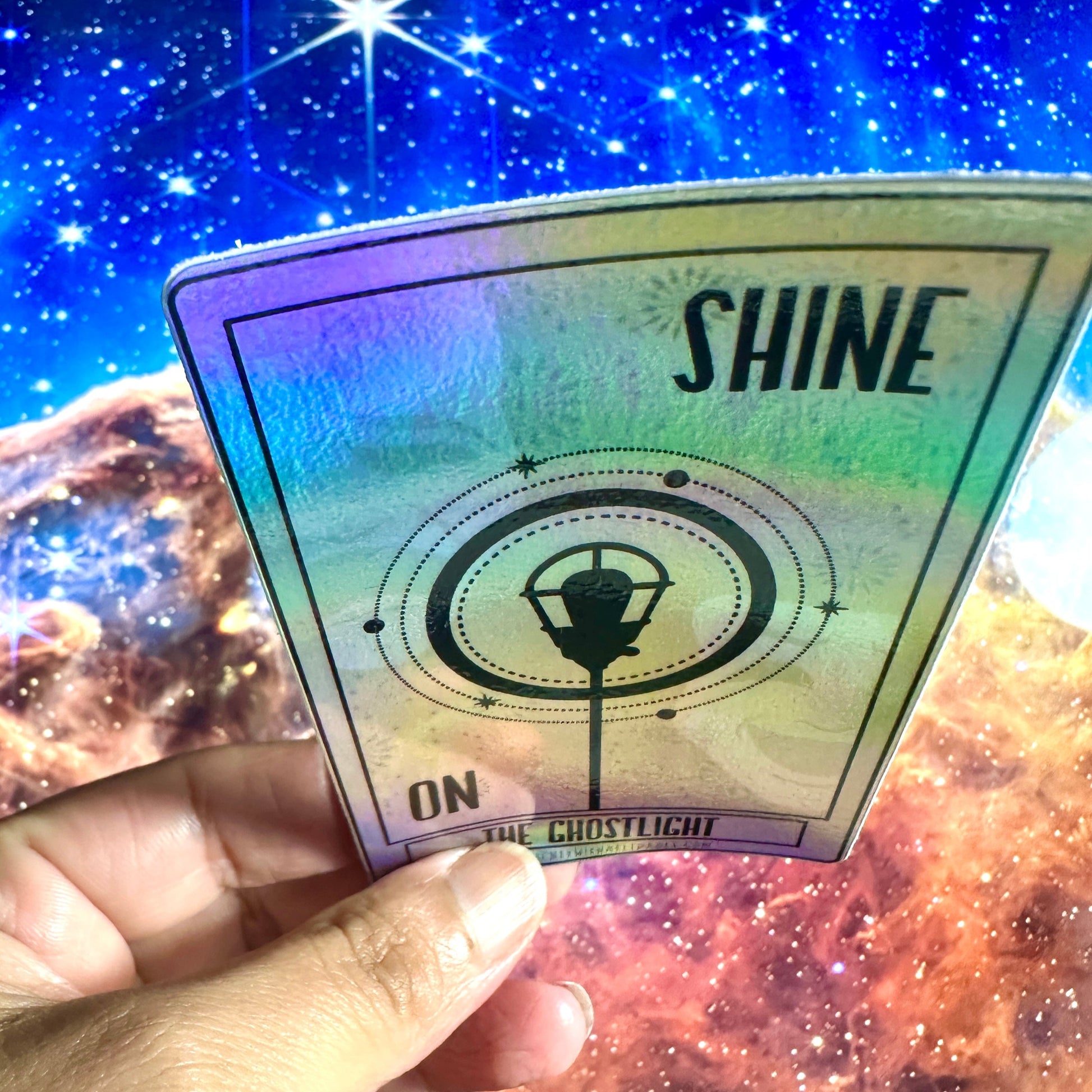 Ghostlight Tarot Holographic Sticker-mightywithalltrades