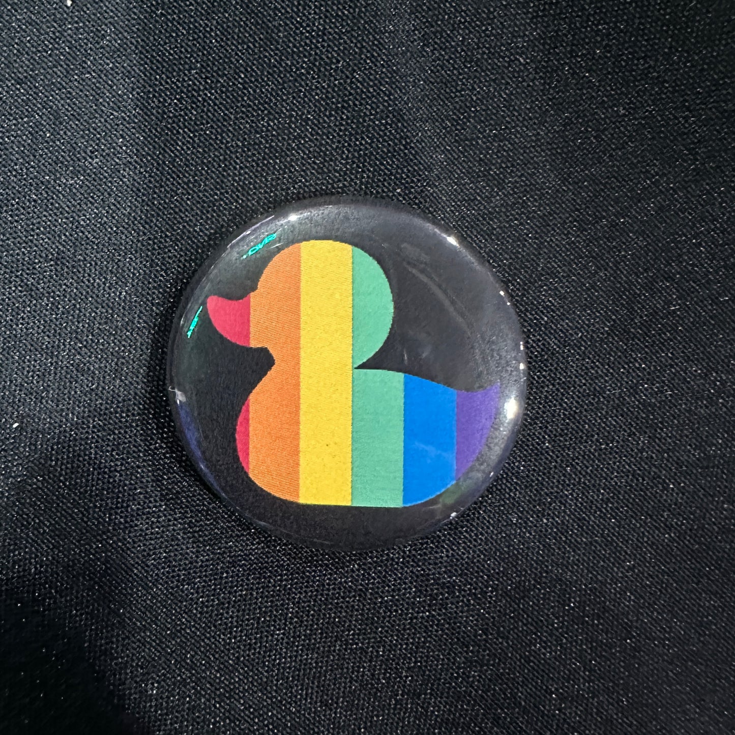 Thespain Duck Pride, 1-1/2" Button-mightywithalltrades