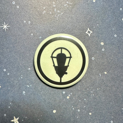 Ghostlight Glowing 1-1/2" Button