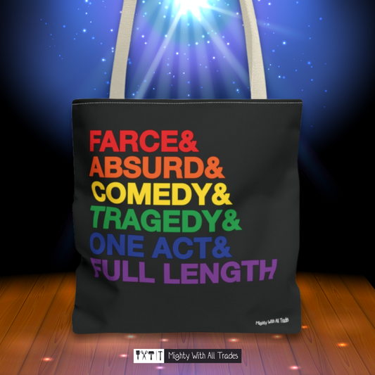 Script Genres PRIDE Tote Bag-mightywithalltrades