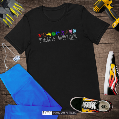 Take Pride Tech T-shirt-mightywithalltrades