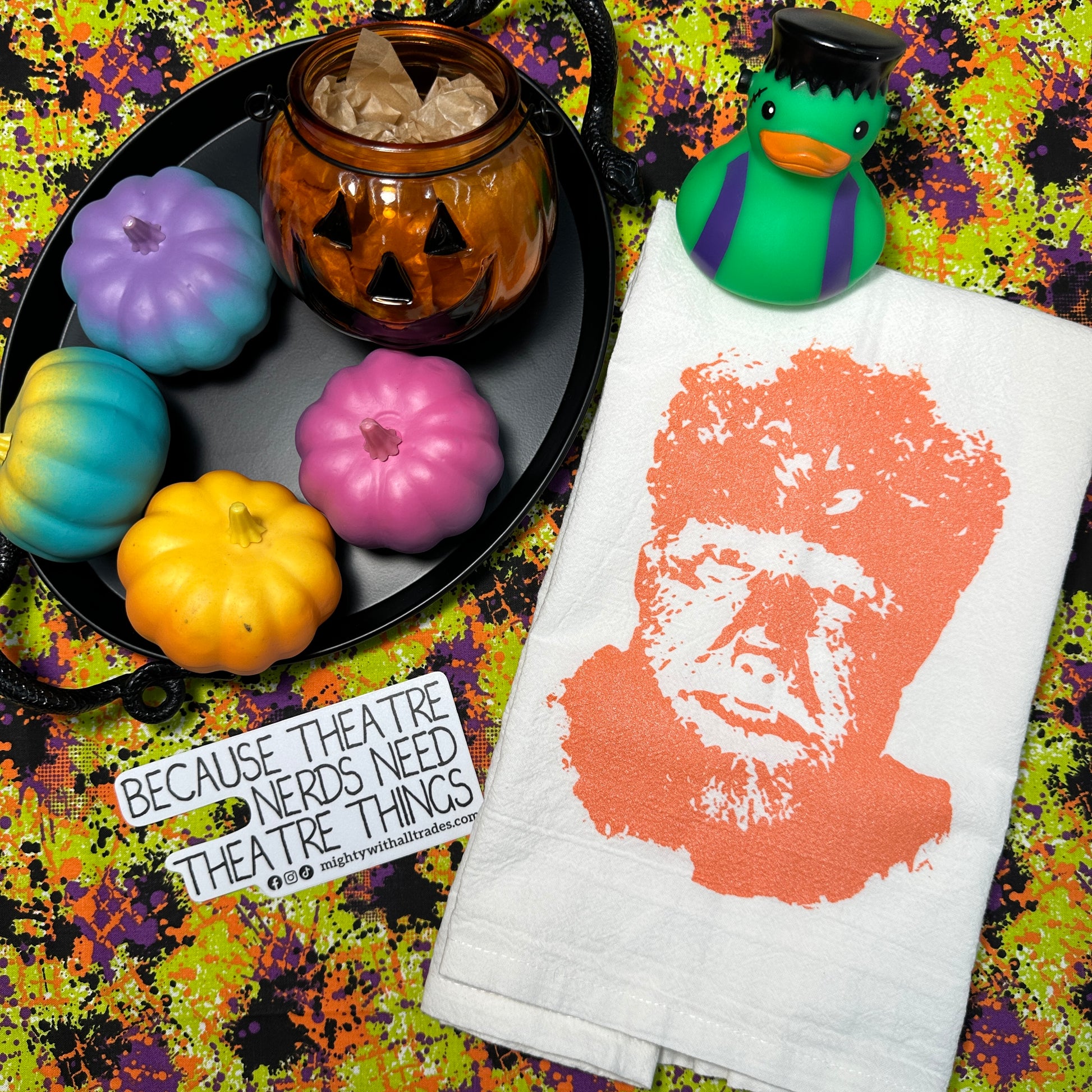 Wolf Man Halloween Monster Towel-mightywithalltrades