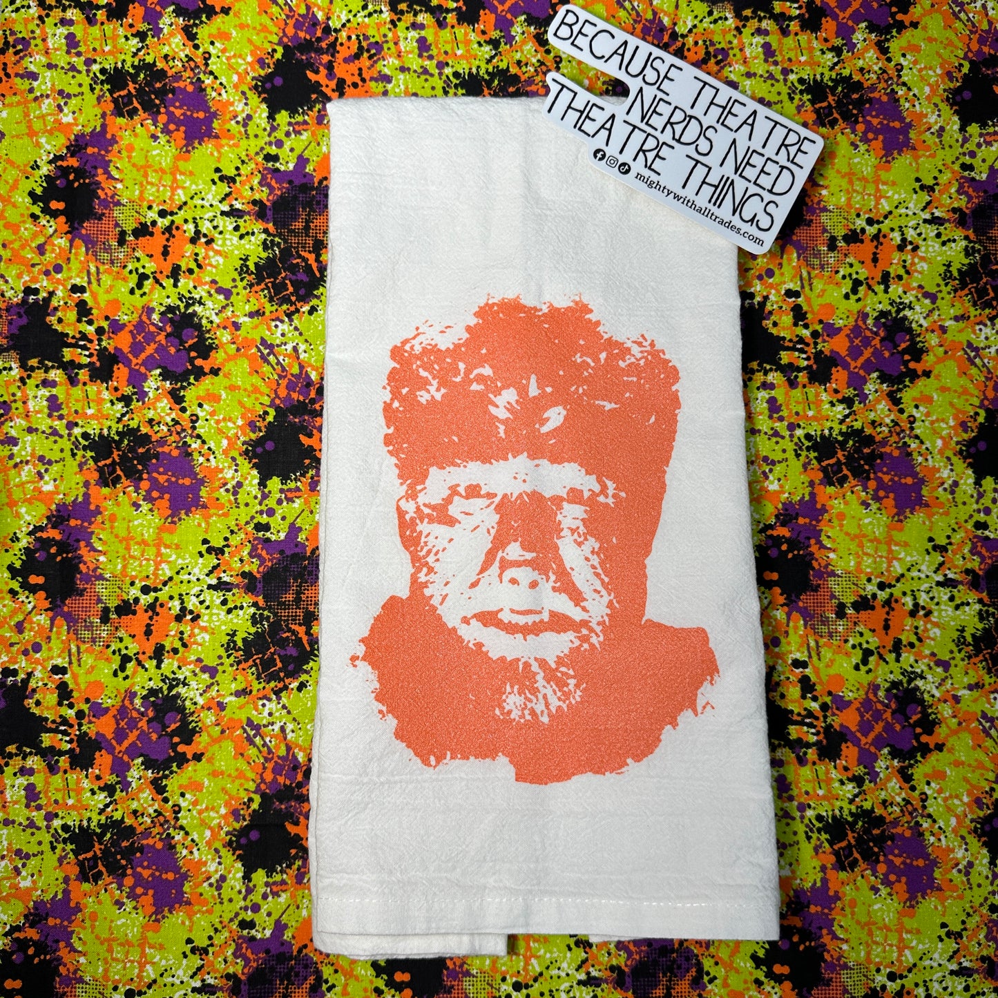 Wolf Man Halloween Monster Towel-mightywithalltrades