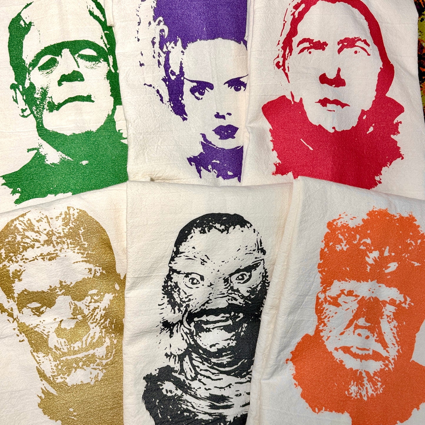 Frankenstien's Creature Halloween Monster Towel-mightywithalltrades