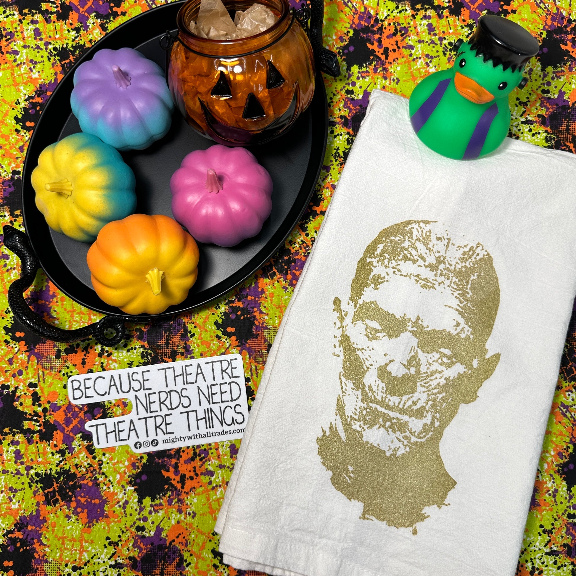 Mummy Halloween Monster Towel-mightywithalltrades