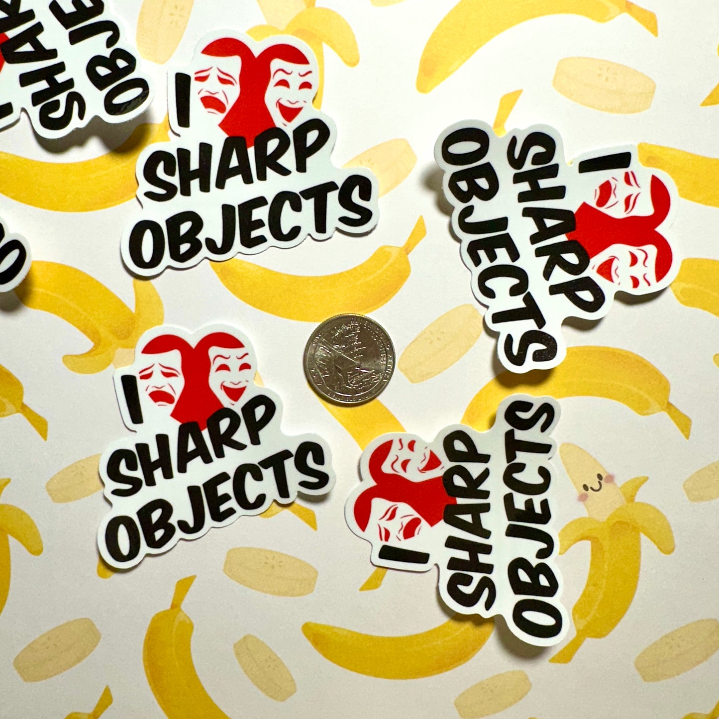 Sharp Objects Sticker-mightywithalltrades