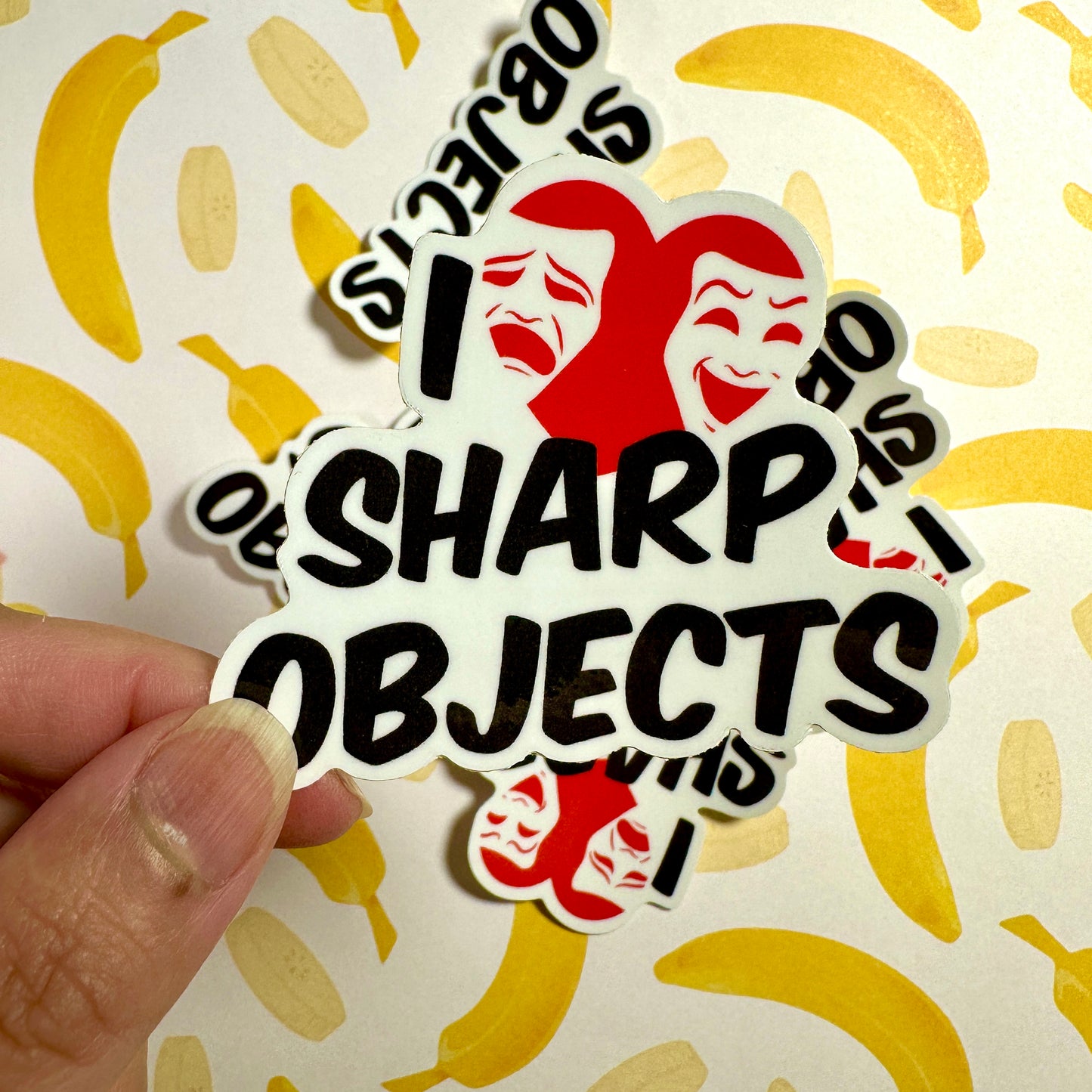 Sharp Objects Sticker-mightywithalltrades