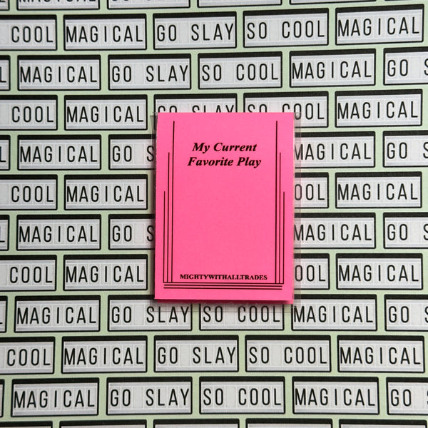 Sam French Play Script Magnetic Bookmark
