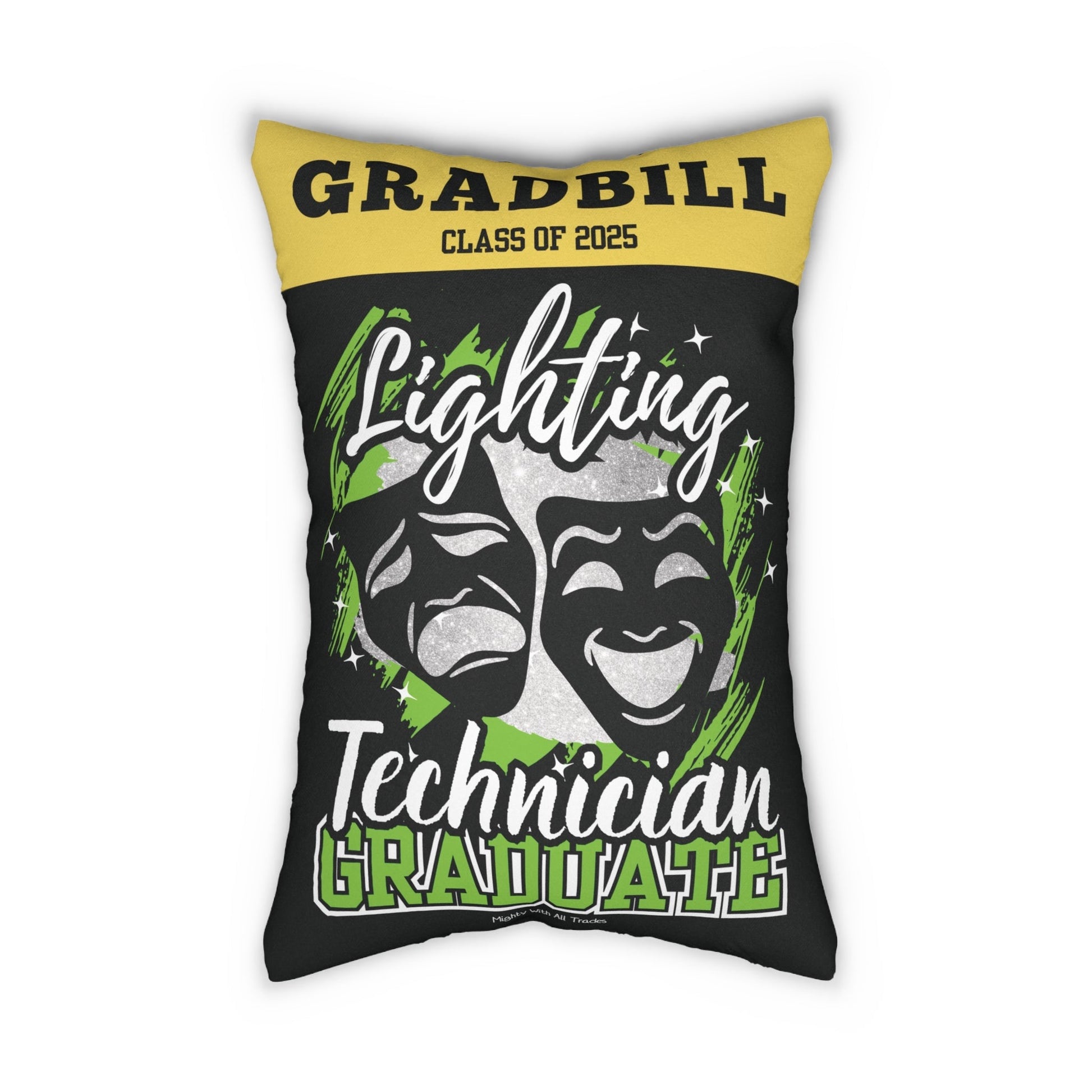 2025 Technician Graduate Pillow - Lighting-mightywithalltrades