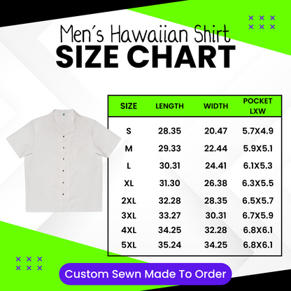 Hawaiian Tiki Mask Shirt - Light Blue