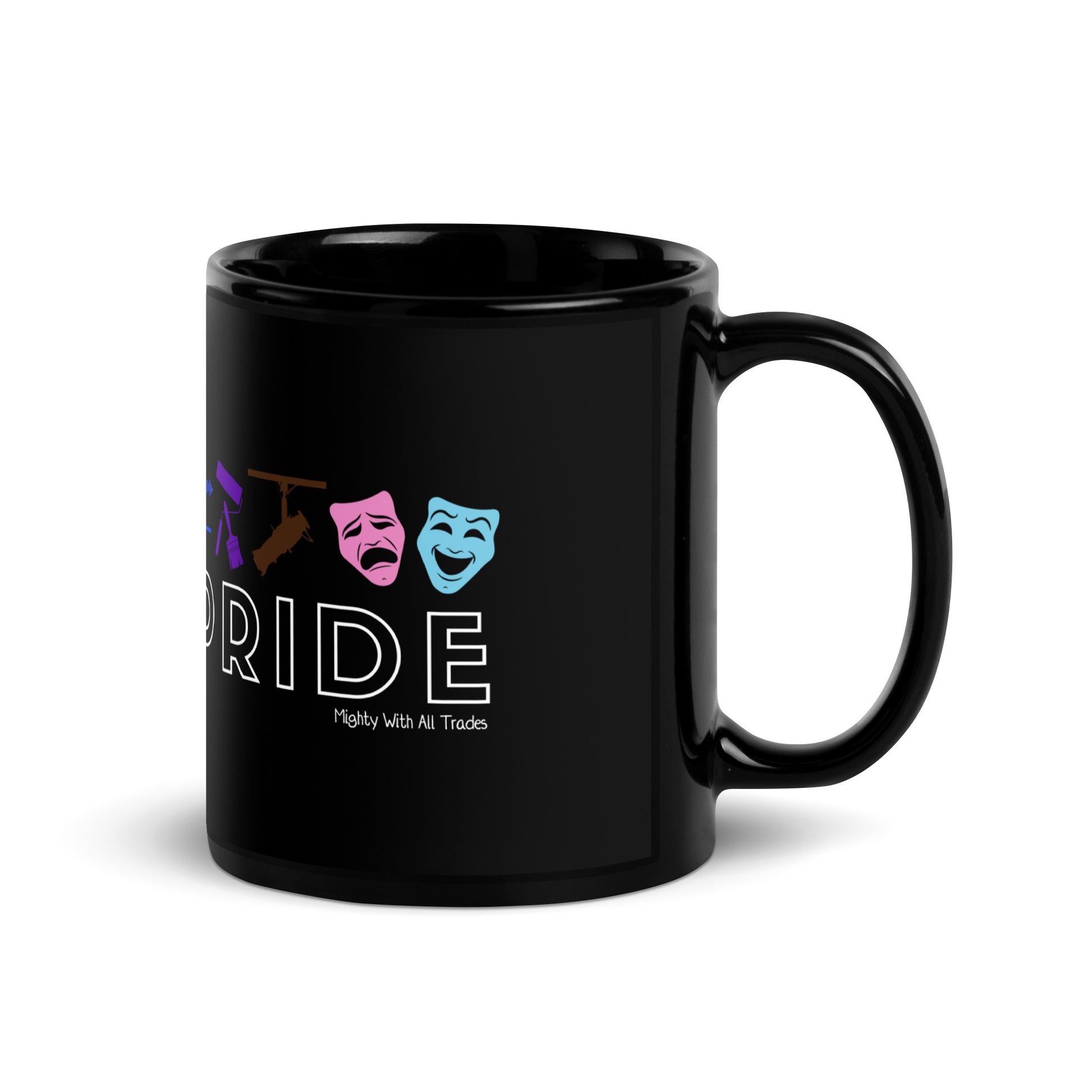 Take Pride Tech Black Mug-mightywithalltrades