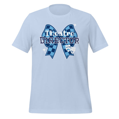 Checkered Bow Theatre Director T-shirt T-Shirts S
