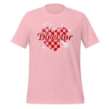 Checkered Heart Technical Director T-shirt T-Shirts Pink