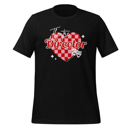 Checkered Heart Theatre Director T-shirt T-Shirts Black