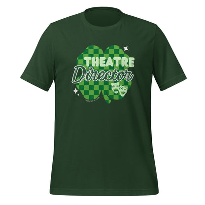 Checkered Shamrock Theatre Director T-shirt T-Shirts Forest