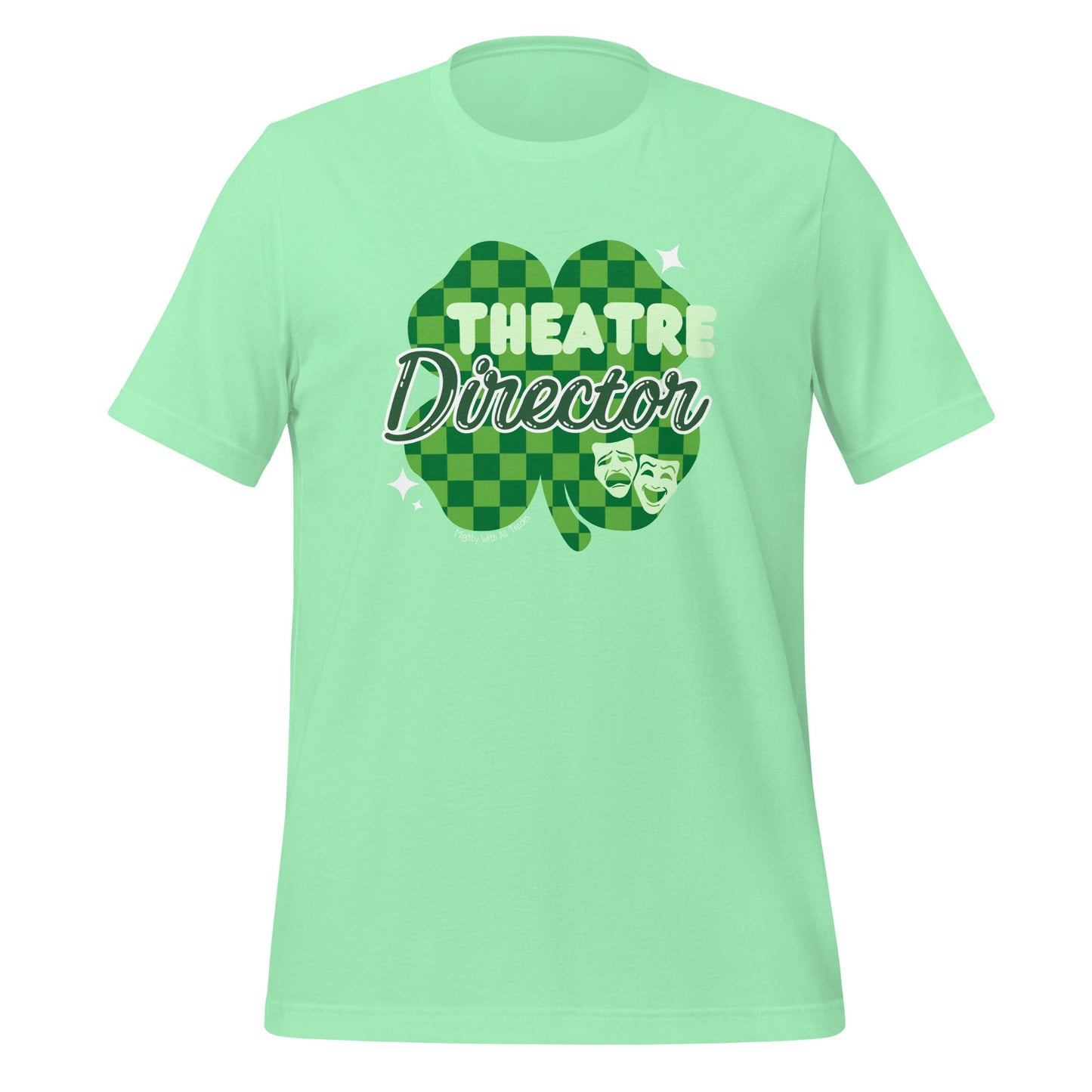 Checkered Shamrock Theatre Director T-shirt T-Shirts Mint